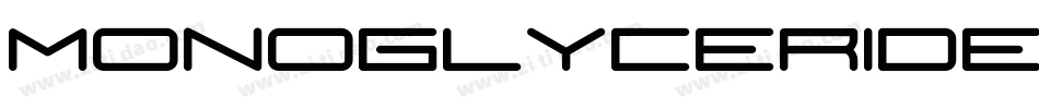 Monoglyceride Bold字体转换